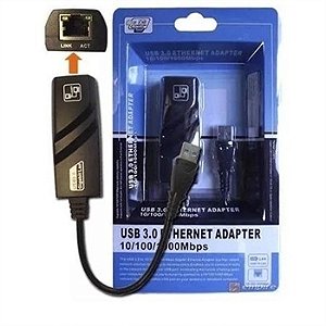 CONVERSOR USB 3.0 PARA RJ 45 GIGALAN(10/100/1000 Mbps)