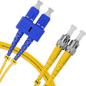 Cordão Óptico Monomodo SC para ST