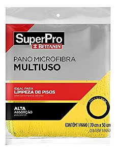 PANO MULTIUSO MICROFIBRA ALTA PERFOMANCE PCT 4 UN  30X30CM - SUPERPRO