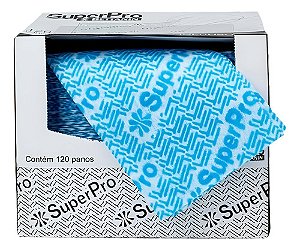 PANO DE LIMPEZA TECIDO MULTIUSO AZUL 35G - SUPERPRO