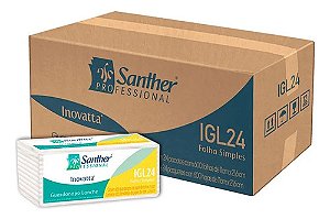 GUARDANAPO LANCHE FS INOVATTA IGL24 SANTHER 14.400 FOLHAS