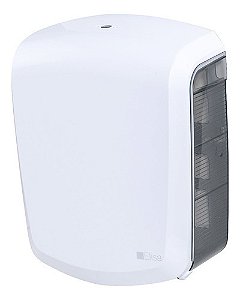DISPENSER PARA PAPEL TOALHA INTERFOLHA BRANCO/PRETO - ELISA