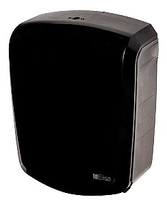 DISPENSER PARA PAPEL TOALHA  INTERFOLHA PRETO/FUMÊ - ELISA