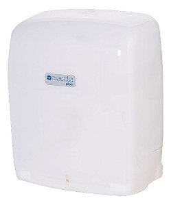 DISPENSER  SUPORTE INTERFOLHA PARA BANHEIRO BRANCO - EXACCTA PLUS