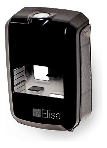 DISPENSER PARA SAQUINHO DE ABSORVENTE  PRETO/FUMÊ - ELISA