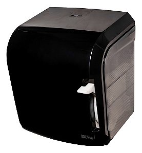 DISPENSER COM ALAVANCA PARA BOBINA PRETO/FUMÊ - ELISA