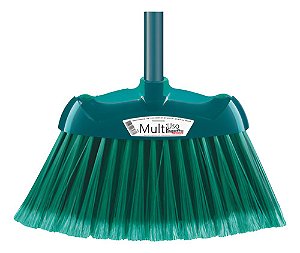 VASSOURA MULTIUSO COM  CABO LONGO 1,40M VERDE - SUPERPRO