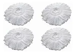 KIT 4 REFIS PARA MOP BALDE SPIN ESFREGÃO SEM PEDAL - SUPERPRO