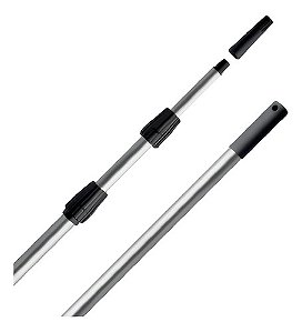 CABO RETRÁTIL DE VASSOURA EM ALUMÍNIO 4 METROS - SUPERPRO