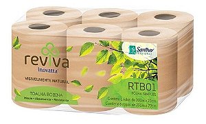 PAPEL TOALHA BOBINA RTB01 FS 6X200M - REVIVA
