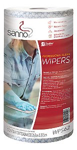 WIPER SANNO PROCLEAN 60G  PACOTE COM 3 ROLOS DE ALTA QUALID