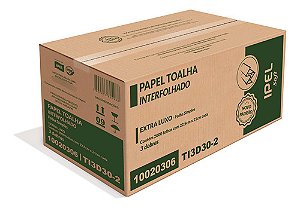 PAPEL TOALHA INTERFOLHADA 3 DOBRAS SOFT 2000 FOLHAS- IPEL