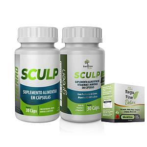 Sculp Thermo - Sculp Green e Chá Regu Fine Detox- Bem Estar Life