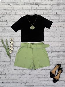 Shorts Alfaiataria com Cinto