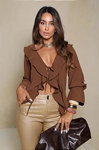 Bata Boho Chic Manga Longa