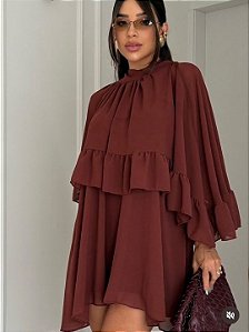Vestido Boho Chic Poncho