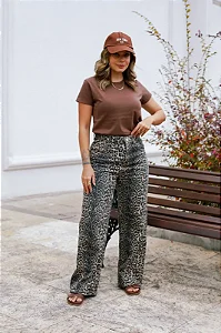 Tshirt Feminina Estonada Lisa Café