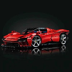 Ferrari Daytona SP3 Deep Saphire 3778 peças Blocos de Montar