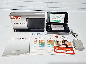 J111- Console Nintendo 3ds xl black FUNCIONANDO PERFEITAMENTE