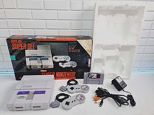 J113- Console Super Nintendo SNES pronto para jogar