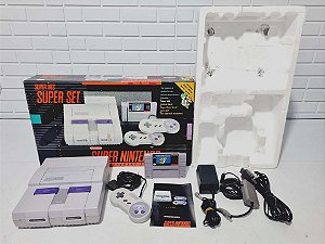 J114- Console Super Nintendo funcionando perfeitamente