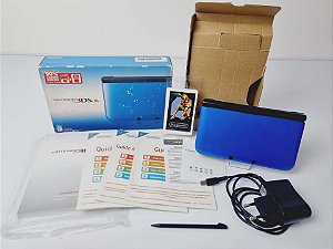 J131- Console Nintendo 3ds xl azul excelente estado