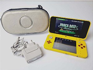 J132- Console NEW Nintendo 2ds xl edição Pikachu