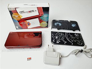 J144- Console NEW Nintendo 3ds xl com SD 128GB