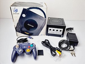 J145- Console Nintendo GameCube funcionando perfeitamente.