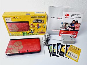 J159- Console Nintendo 3ds xl Mario RED