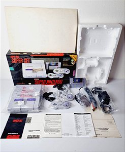 JS3- Console Super Nintendo SNES Playtronic excelente estado