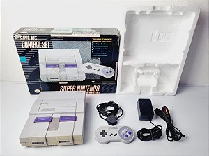 J163- Console Super Nintendo SNES Control Set