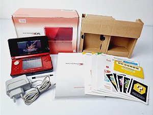 548- Console 3DS old red em excelente estado