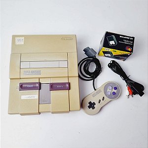552- Console Super Nintendo SNES funcionando perfeitamente!