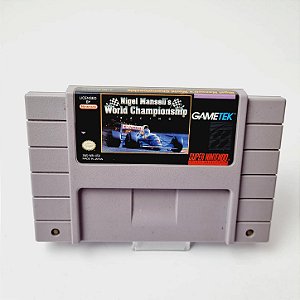 Nigel Mansell Snes Original Super Nintendo