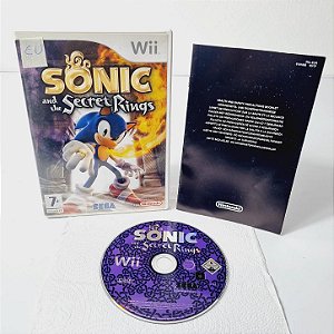 Sonic and the Secret Rings Wii Europeu PAL - Físico