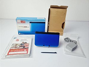 575- Console 3DS xl azul com 128gb Sandisk