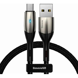 CABO DE DADOS NYLON 3 A USB PARA TIPO - C 1M - BASEUS