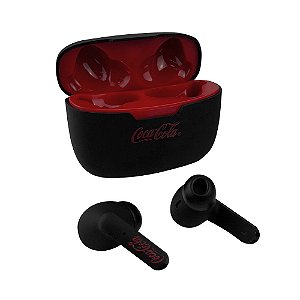FONE DE OUVIDO TWS FLOW EARBUDS PRETO COCA-COLA X IWILL