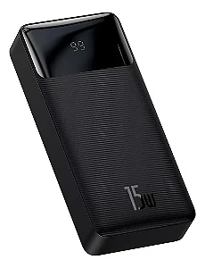 CARREGADOR PORTÁTIL POWER BANCK TURBO 15W BIPOW DISPLAY 30.000MAH - BASEUS
