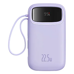 POWER BANK COM DISPLAY DIGITAL 10000mAh TURBO 22.5W - BASEUS