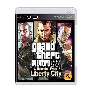 GRAND THEFT AUTO IV E EPIDOSDES FROM LIBERTY CITY PS3 (USADO)