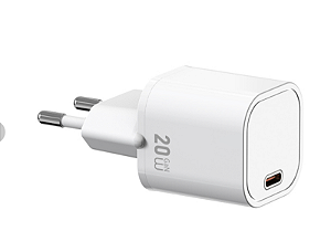 CARREGADOR WIWU CUBE 20W USB-C PD BIVOLT BRANCO