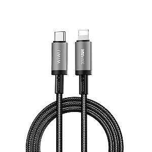 CABO WIWU TITAN USB-C X LIGHTNING 30W CINZA 1M