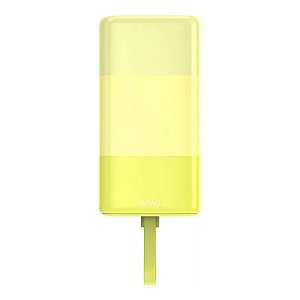 CARREGADOR PORTÁTIL WIWU CANDY POWER BANK 10000MAH AMARELO