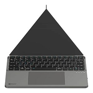 TECLADO BLUETOOTH HREBOS LYRA PARA TABLET ABNT2 COM TOUCHPAD IF-607