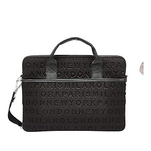 PASTA WIWU COSMO SLIM CASE 13,3 POLEGADAS PRETA COM ALÇA PARA NOTEBOOK
