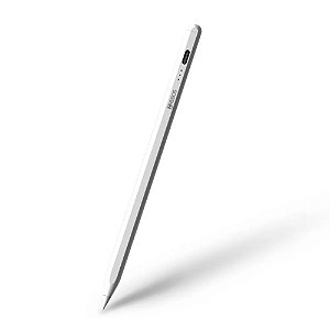 CANETA DIGITAL HREBOS IDEAPEN PARA IPAD RECARREGÁVEL USB-C BRANCA IF-236