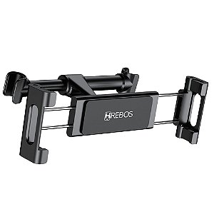 SUPORTE VEICULAR HREBOS TELESCÓPICO PARA ENCOSTO DE CABEÇA CELULAR E TABLET HS-053