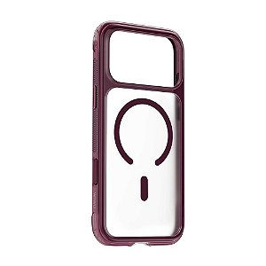 CAPA WIWU AEROSHIELD PRO PARA IPHONE 18 PRO E 17 PRO CEREJA ESCURO